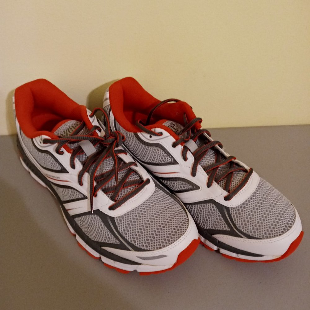 361 Men's Volitation Silver/White Cherry Tomato Running Shoe - 10M NEW i…